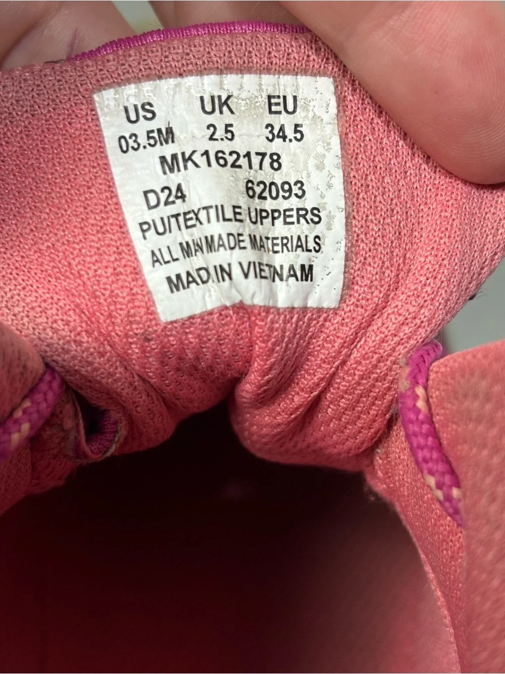 Merrell Kids' Pink Waterproof Hiking Boot Chameleon 7 Size 3.5 Girls Outdoor